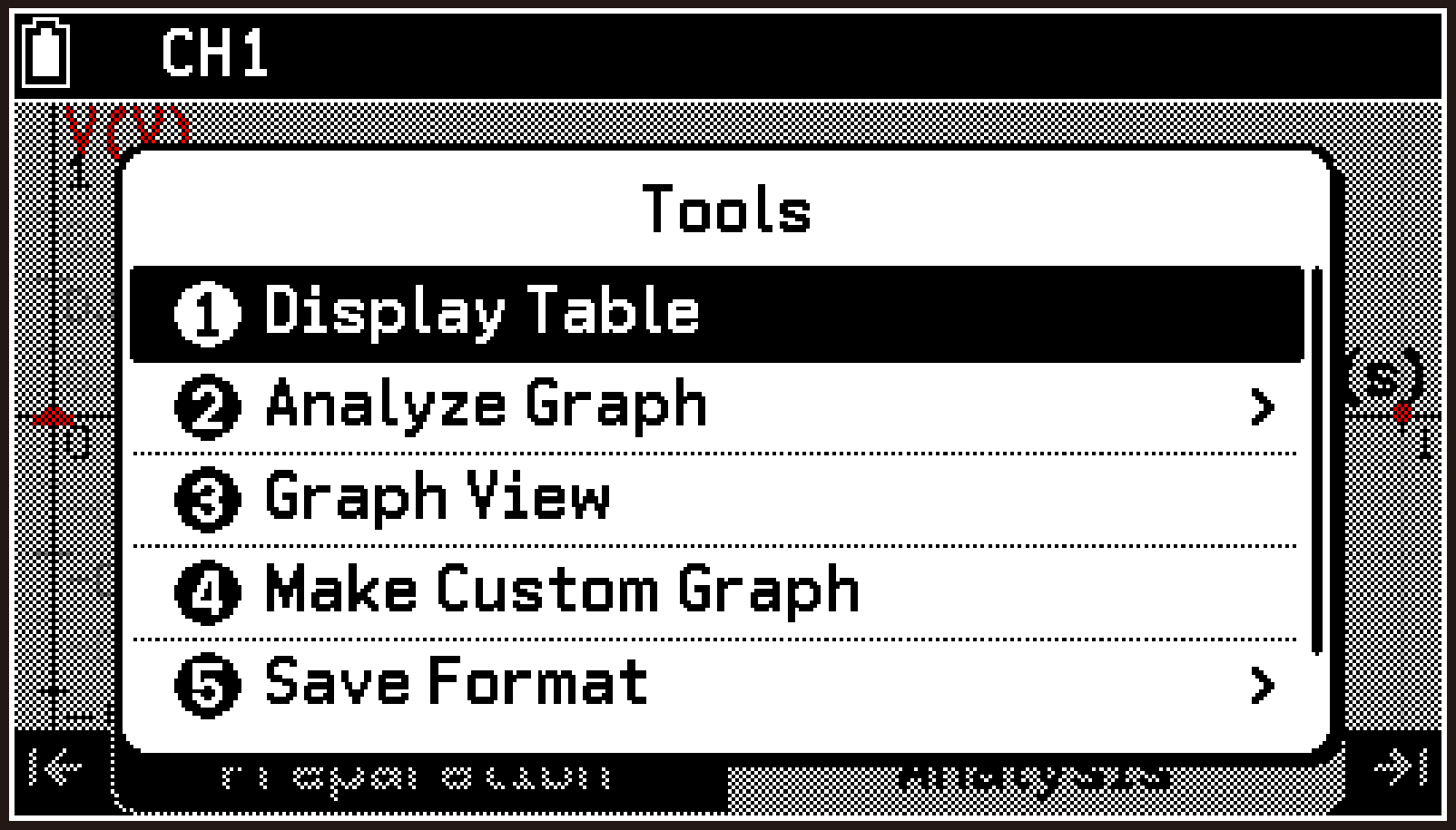 CY876_V2.1_E-CON5 _Graph screen Tools menu_1-1